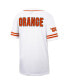 Фото #4 товара Men's White and Orange Syracuse Orange Free Spirited Baseball Jersey