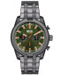 ფოტო #1 პროდუქტის Men's Split Chronograph Gunmetal Stainless Steel Watch 43mm