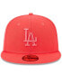 Фото #3 товара Бейсболка с козырьком New Era Los Angeles Dodgers красного цвета весна 2023 59FIFTY для мужчин