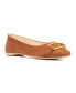 Women's Niara- Flats With Gold Hardware Accent