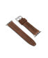 Фото #1 товара Unisex Barnesbrook Brown Genuine Leather Universal Smart Watch Strap 20mm