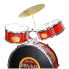 REIG MUSICALES Golden Drums 83x82x55555 cm Battery