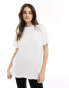 Фото #1 товара New Look plain oversized tee in white