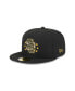 Фото #1 товара Men's Black San Diego Padres 2024 Armed Forces Day On-Field 59FIFTY Fitted Hat