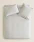 (200 thread count) cotton percale duvet cover