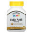 Фото #1 товара Витамин 21st Century Folic Acid, 800 мкг, 180 таблеток, легко глотать