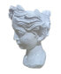 Skulptur Frauenkopf Vase