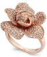 ფოტო #1 პროდუქტის Pave Rose by EFFY® Diamond Ring (1-1/8 ct. t.w.) in 14k Rose Gold