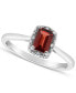 ფოტო #1 პროდუქტის Gemstone and Diamond Accent Ring in Sterling Silver