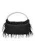 Фото #2 товара Crystal Handle Feather Pouch