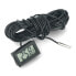Panel thermometer with LCD display from -50 to 110 degrees Celsius and measuring probe - 10m