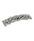 Women's Silver-Tone Crystal Bar Barrette