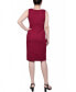 ფოტო #5 პროდუქტის Petite Textured 3/4 Sleeve Two Piece Dress Set