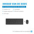 Фото #8 товара HP 330 Wireless Mouse and Keyboard Combination - Full-size (100%) - RF Wireless - Black - Mouse included