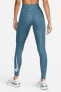 Фото #2 товара Dri Fit Leggings Big Swoosh Blue iki iç Cepli Toparlayıcı Tayt Mavi