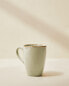 Фото #13 товара Porcelain mug with antique finish rim