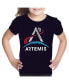 Фото #1 товара Child NASA Artemis Logo - Girl's Word Art T-Shirt