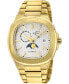 ფოტო #1 პროდუქტის Men's Potente Swiss Automatic Gold-Tone Stainless Steel Watch 40mm