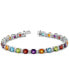 ფოტო #1 პროდუქტის Multi-Gemstone Tennis Bracelet (18-3/4 ct. t.w.) in Sterling Silver