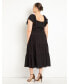 ფოტო #2 პროდუქტის Plus Size Ruffled Tiered Maxi Dress