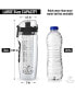 Фото #4 товара Portable Flip Top Lid Water Bottle with Fruit Infuser