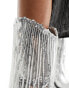 Фото #2 товара Azalea Wang Ranger tassled western boot in silver