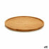 Фото #1 товара поднос для закусок Круглая Коричневый Бамбук 30 x 1,5 x 30 cm (12 штук)
