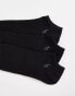 Polo Ralph Lauren 3 pack trainer socks in black