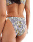 Reclaimed Vintage triangle bikini bottom pretty floral print Разноцветный, 34 - фото #2