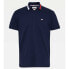 TOMMY JEANS Flag Neck short sleeve polo