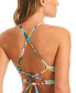 Фото #2 товара Women's Tied Cropped Cami Bikini Top