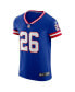 Фото #3 товара Men's Saquon Barkley Royal New York Giants Classic Vapor Elite Player Jersey