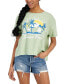ფოტო #1 პროდუქტის Juniors' Sunset Beach Cotton Short-Sleeve T-Shirt
