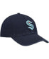 Men's Deep Sea Blue Seattle Kraken Clean Up Adjustable Hat