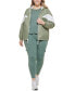 ფოტო #4 პროდუქტის Trendy Plus Size Colorblock Rain Slicker Jacket