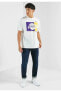 Фото #2 товара NBA Max90 Los Angeles Lakers Essential Men's T-Shirt White Beyaz Pamuklu Erkek Tişört