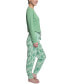 Фото #8 товара Пижама Muk Luks Supersoft Ribbed Pajama