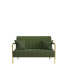 Фото #1 товара 59Inch Green Teddy Fleece Sofa