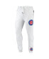 Фото #4 товара Men's White Chicago Cubs Team Logo Jogger Pants