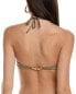 Фото #2 товара Zadig & Voltaire Lumiere Bandeau Bikini Top Women's Gold 36