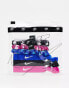 Nike 6 pack mixed hair bands with pouch in multi