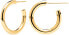 Фото #1 товара Позолоченные круглые серьги Supreme CLOUD Gold AR01-378-U