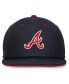 ფოტო #1 პროდუქტის Men's Navy Atlanta Braves Primetime Pro Performance Snapback Hat