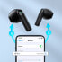 Słuchawki TWS bezprzewodowe ENC wodoodporne IPX4 Bluetooth 5.3 czarny