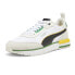 Фото #2 товара Puma R22 Lace Up Mens White Sneakers Casual Shoes 38346230
