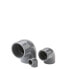 Фото #1 товара Соединитель FIAP GmbH 2438 - Polyvinyl chloride (PVC) - Soil pipe bend - Grey - 90° - 17 g