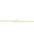 ფოტო #4 პროდუქტის Men's Anchor Pendant Necklace in 10k Gold