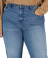 Фото #4 товара Trendy Plus Size Straight-Leg Jeans