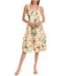 70/21 Sunflower Ruffle Midi Dress Women's