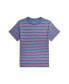 Toddler and Little Boy Striped Cotton Jersey Tee